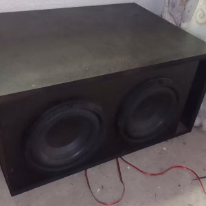 2.1 Channel compact class D home setup with double 8 inch subwoofers